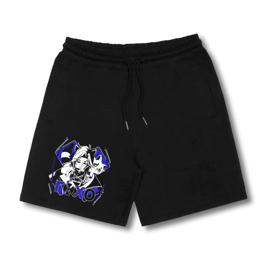 roxoah Indigo Raccoon Shorts