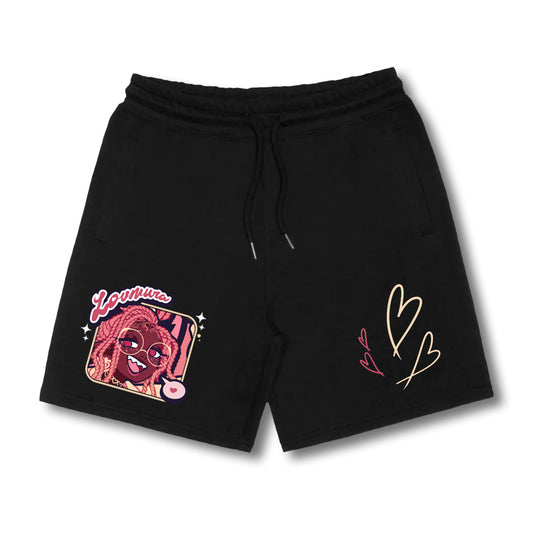 LOVMURA Lov and Heartbreak Shorts