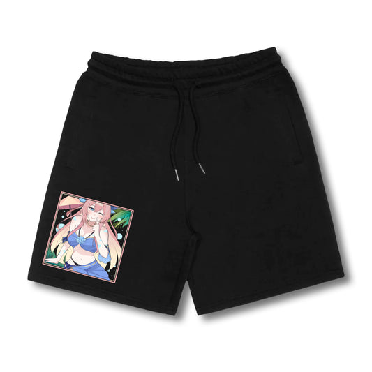 DearlyYu Tropical Lotus Shorts