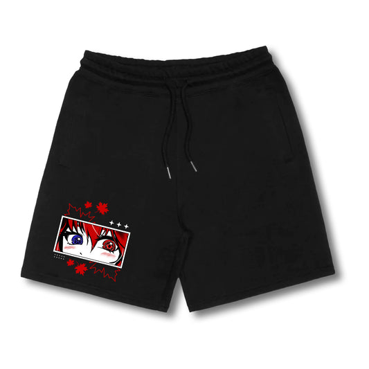 SKTKawaiiNeko Red Maple Loving  Shorts