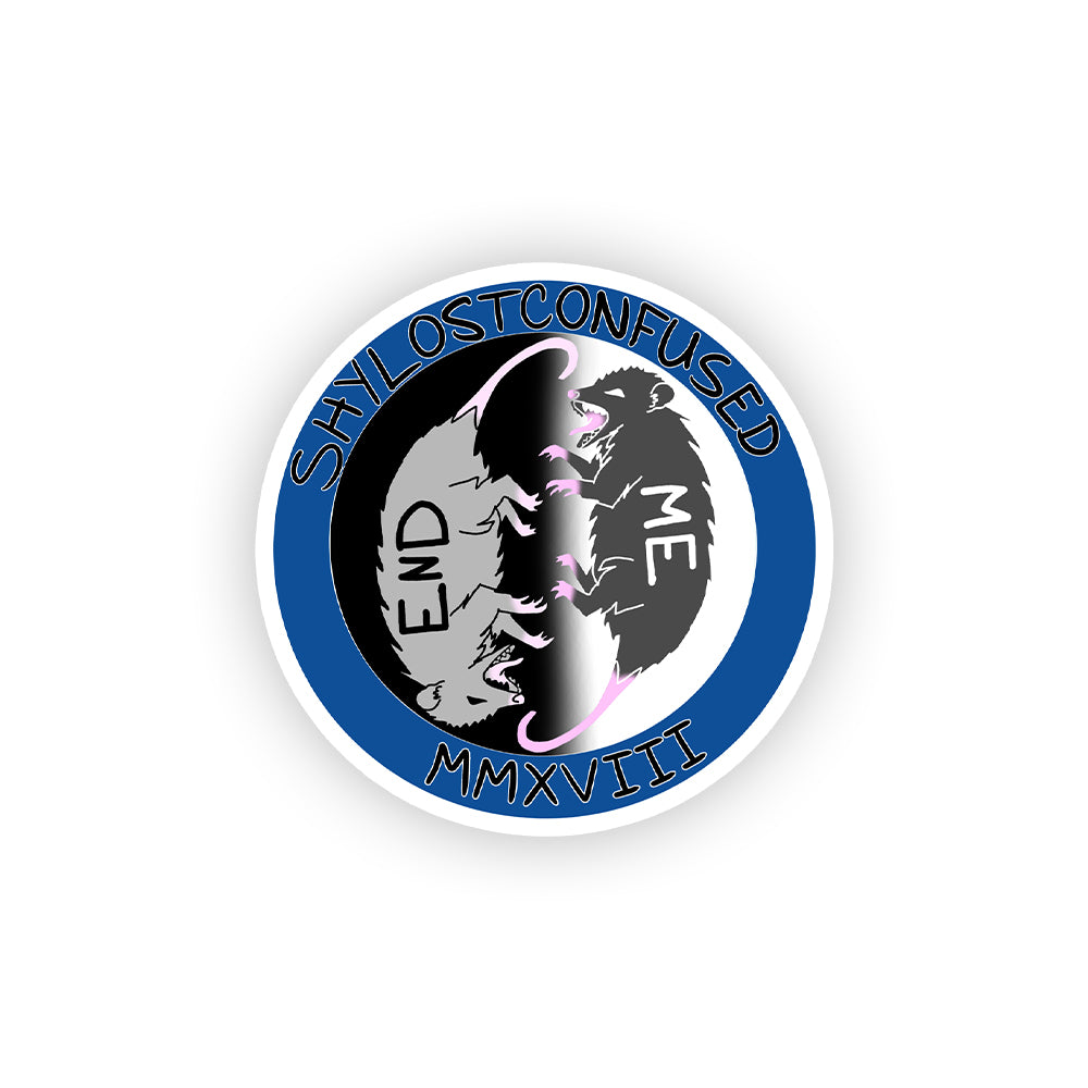 shylostconfused "End Me" Sticker