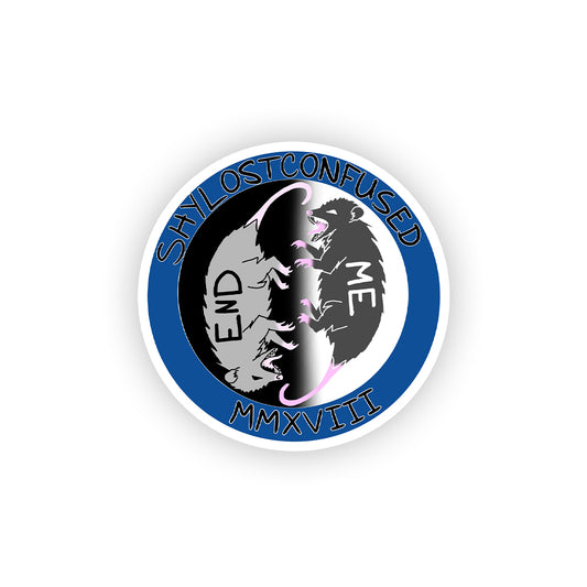 shylostconfused "End Me" Sticker