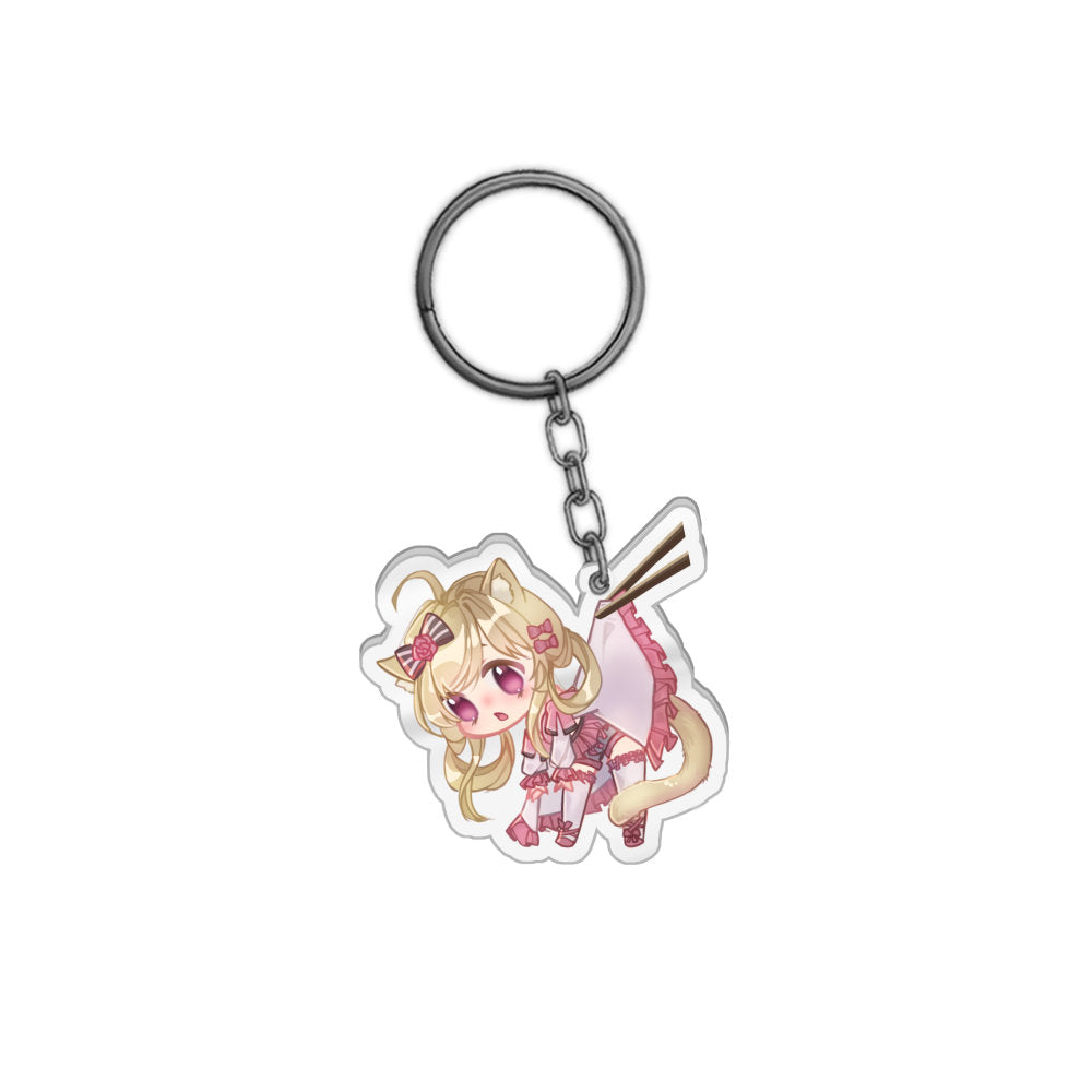 Simi_0o0 Chopsticks Keychain