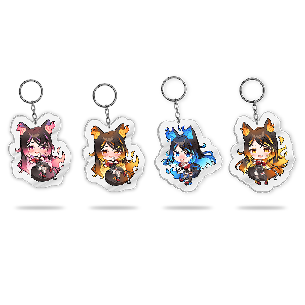 Sinder Mystery Acrylic Keychain