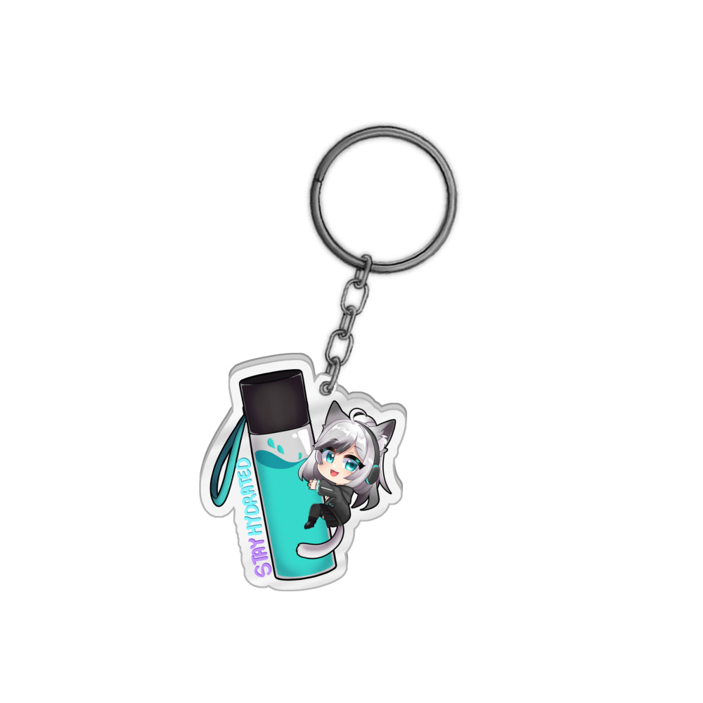 Snowwiiii Stay Hydrated Keychain