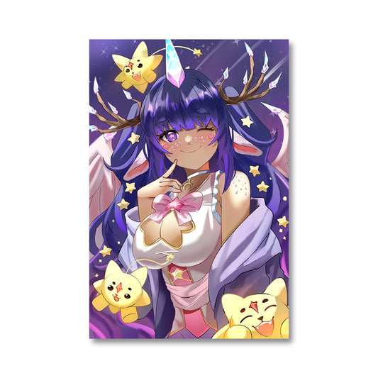 Sona Stargazer Star Sprite Shower Poster