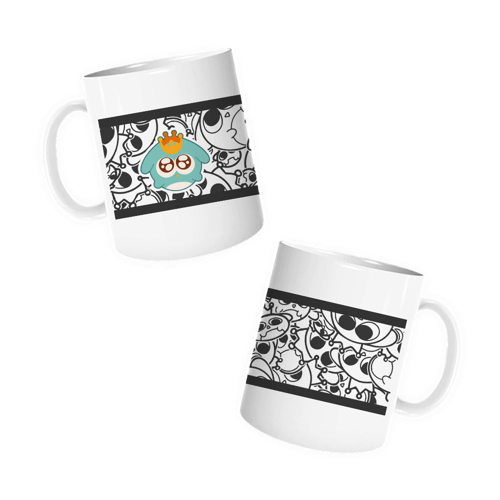 spaceghostess "Plead Gyu" Gray Mug