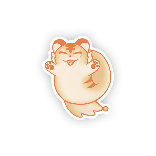 SpaceyTora Rawr Sticker