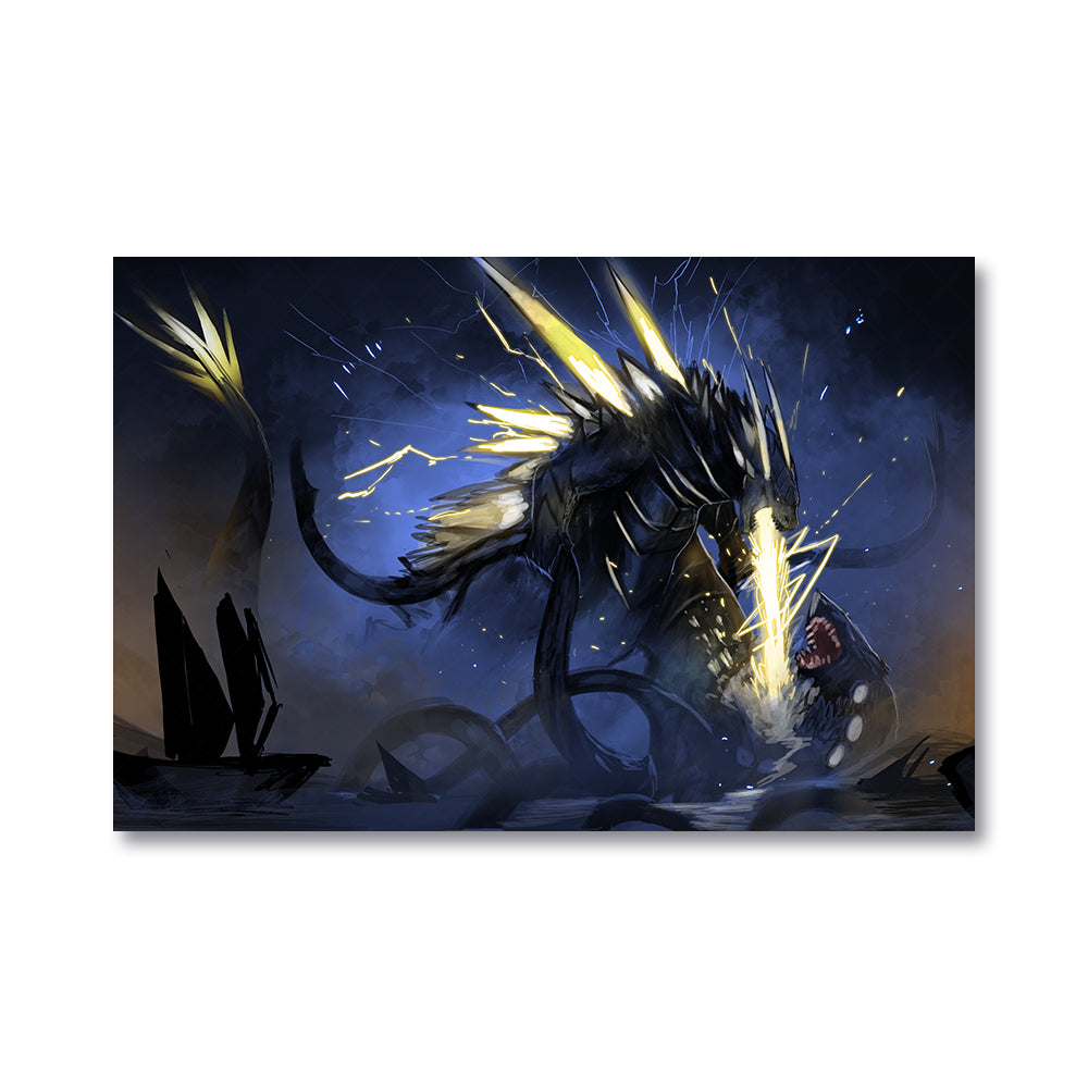 SpectereHD Kaiju vs Kraken Poster