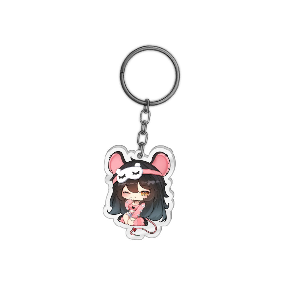 Squeaku Slumber Party Keychain