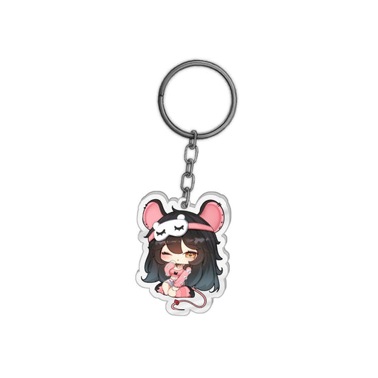 Squeaku Slumber Party Keychain