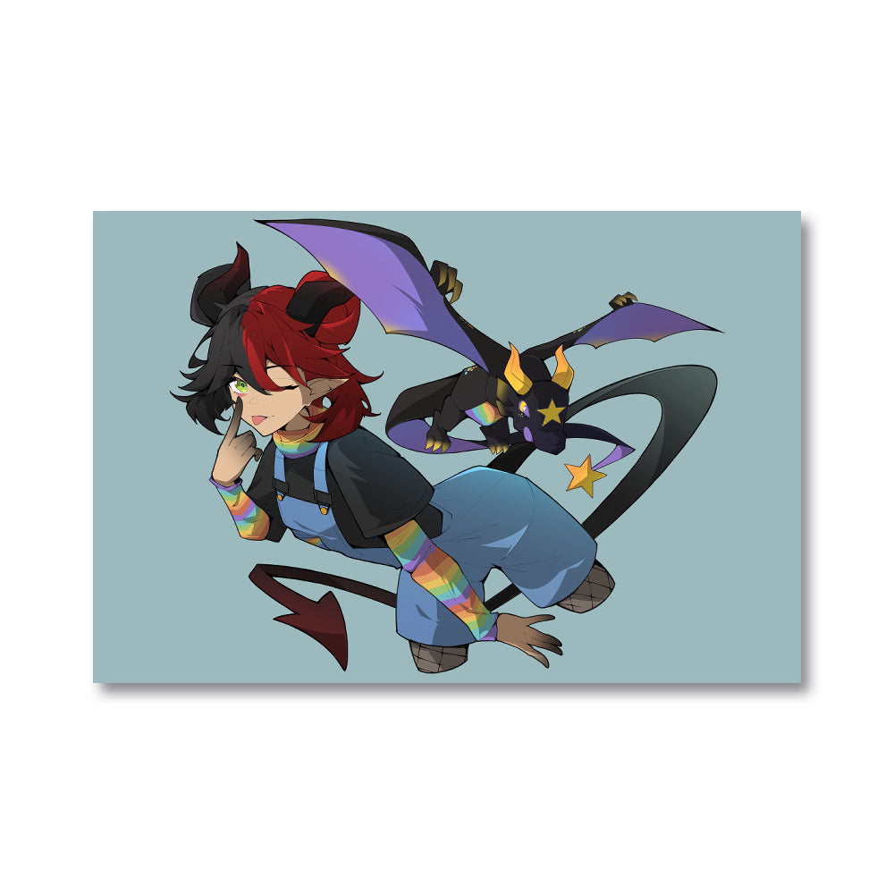 StarbieVT "Rainbow Dragon" Poster