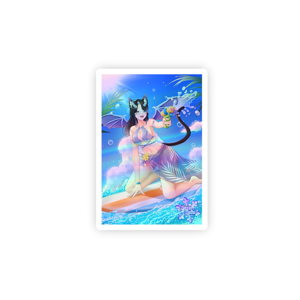 Starry Bean Holographic Sticker