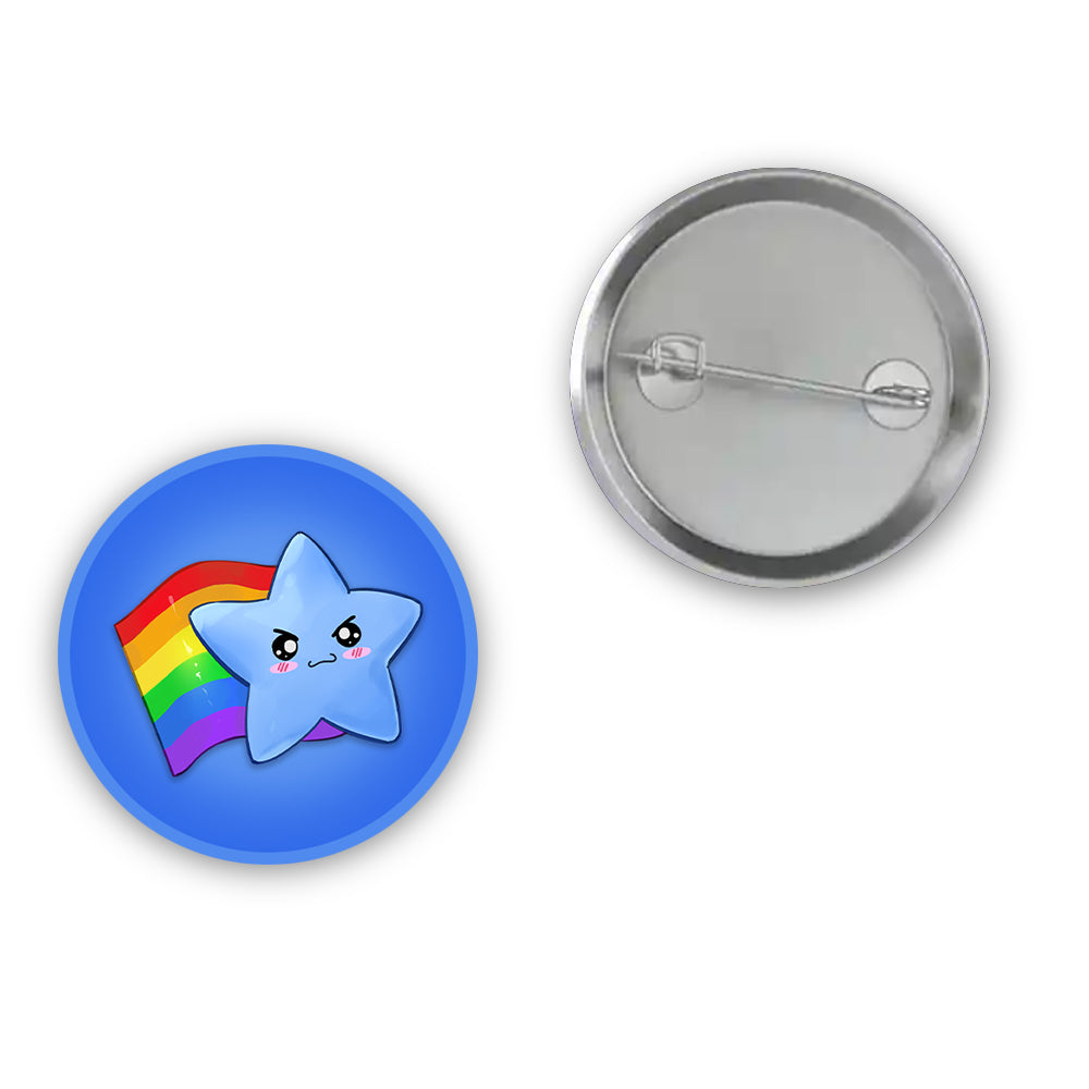 Stellatrix Smug Lumi Button Pin