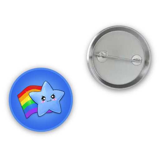 Stellatrix Smug Lumi Button Pin