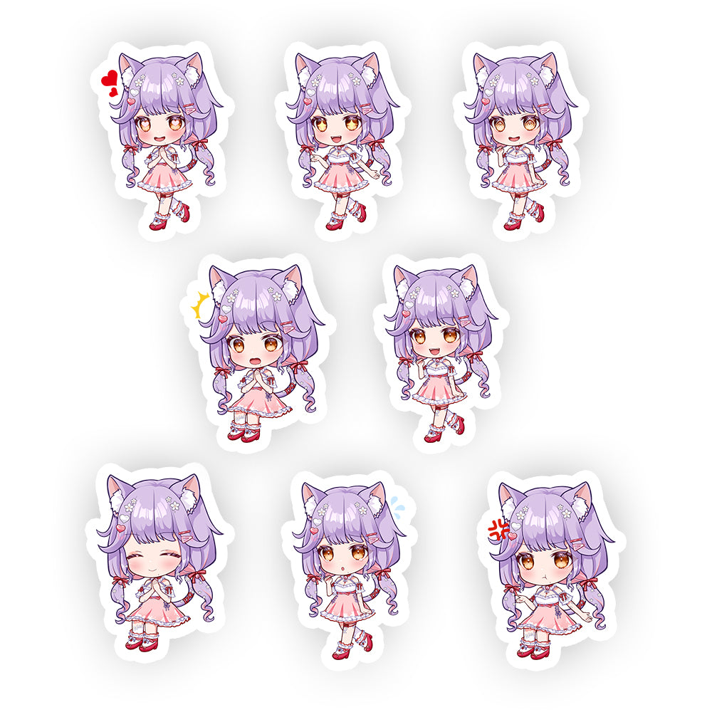 Lilia Emote Sticker Pack