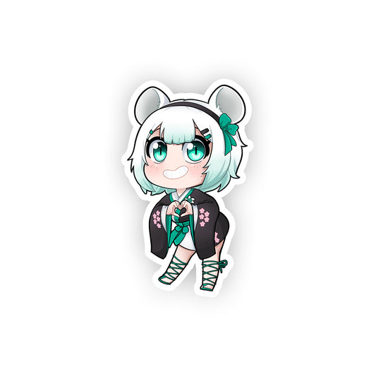 Kourra Sticker Hand Heart