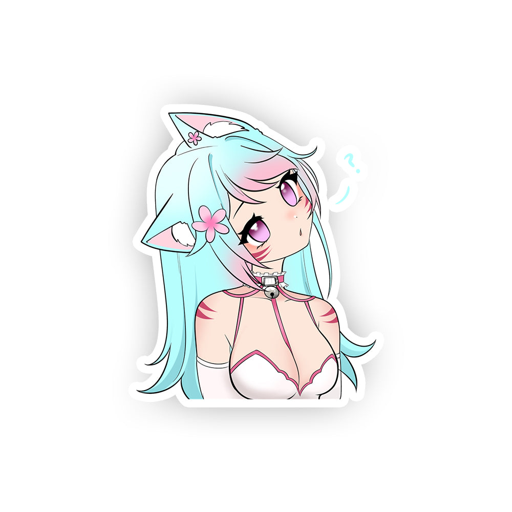 AkumaMikoVT Thinking Sticker