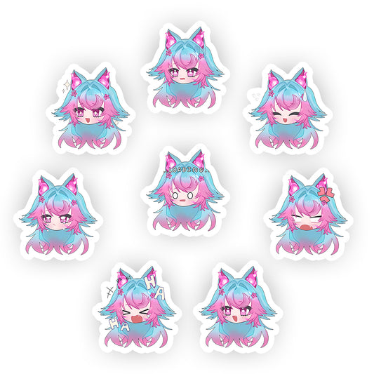 AkumaMikoVT Emote Sticker Pack