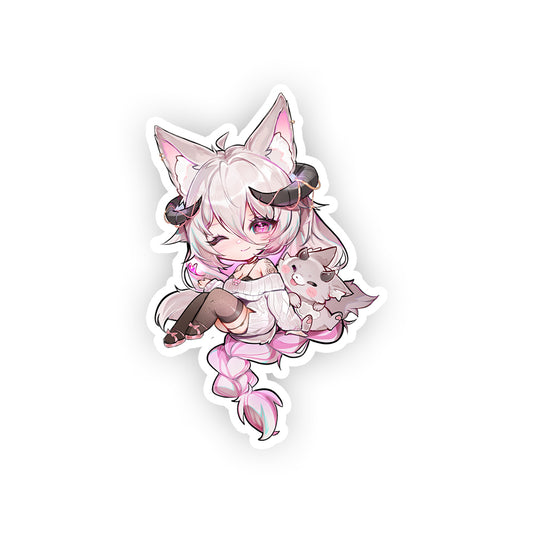 Fraeya Wink Sticker