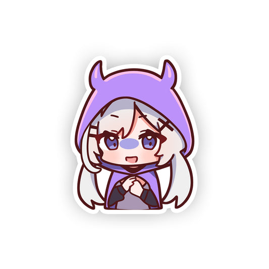 Kissy Little Demon Sticker
