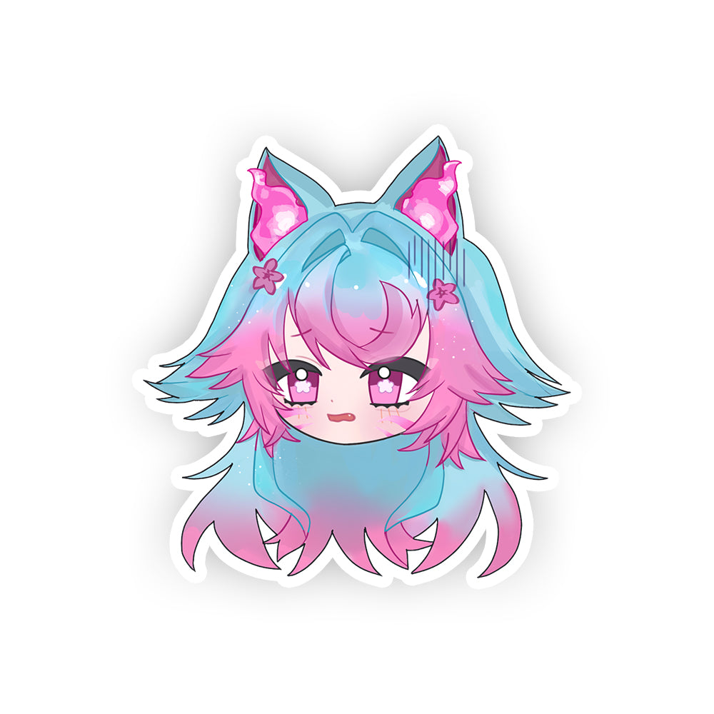 AkumaMikoVT Nervous Sticker