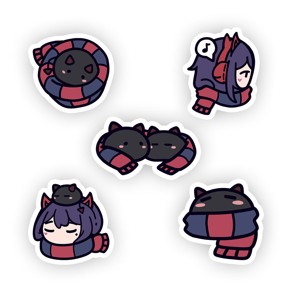 Numi Bundled Cozy Sticker Pack