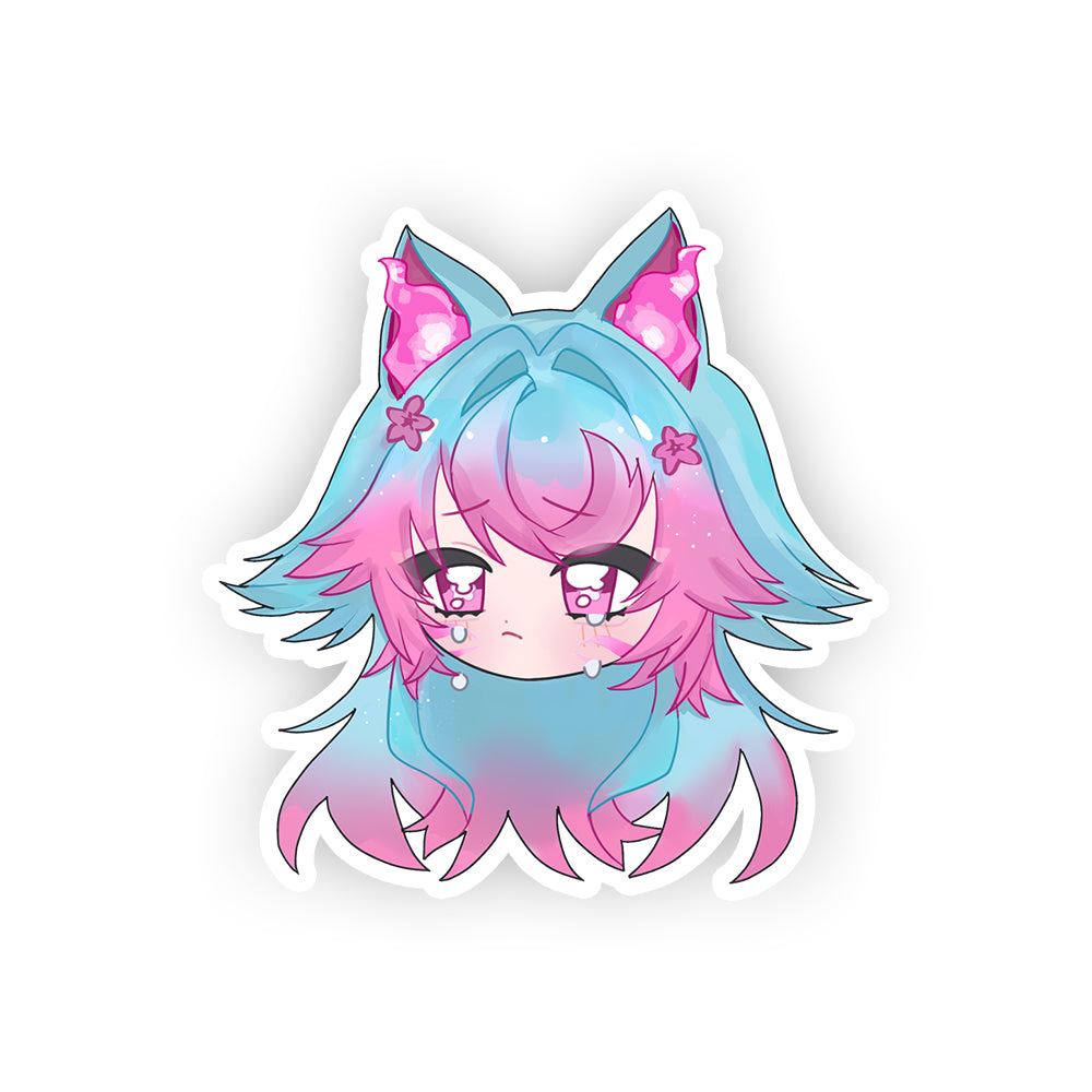 AkumaMikoVT Tears Sticker