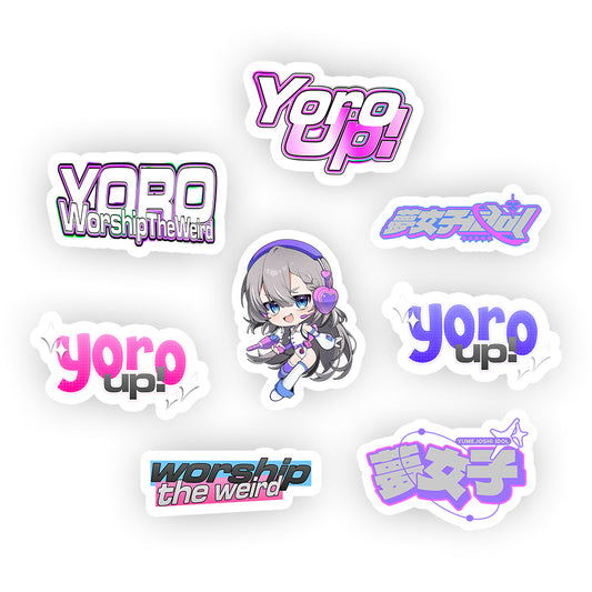 Yoroyoyo "夢女子IDOL" Sticker Pack (Add On)