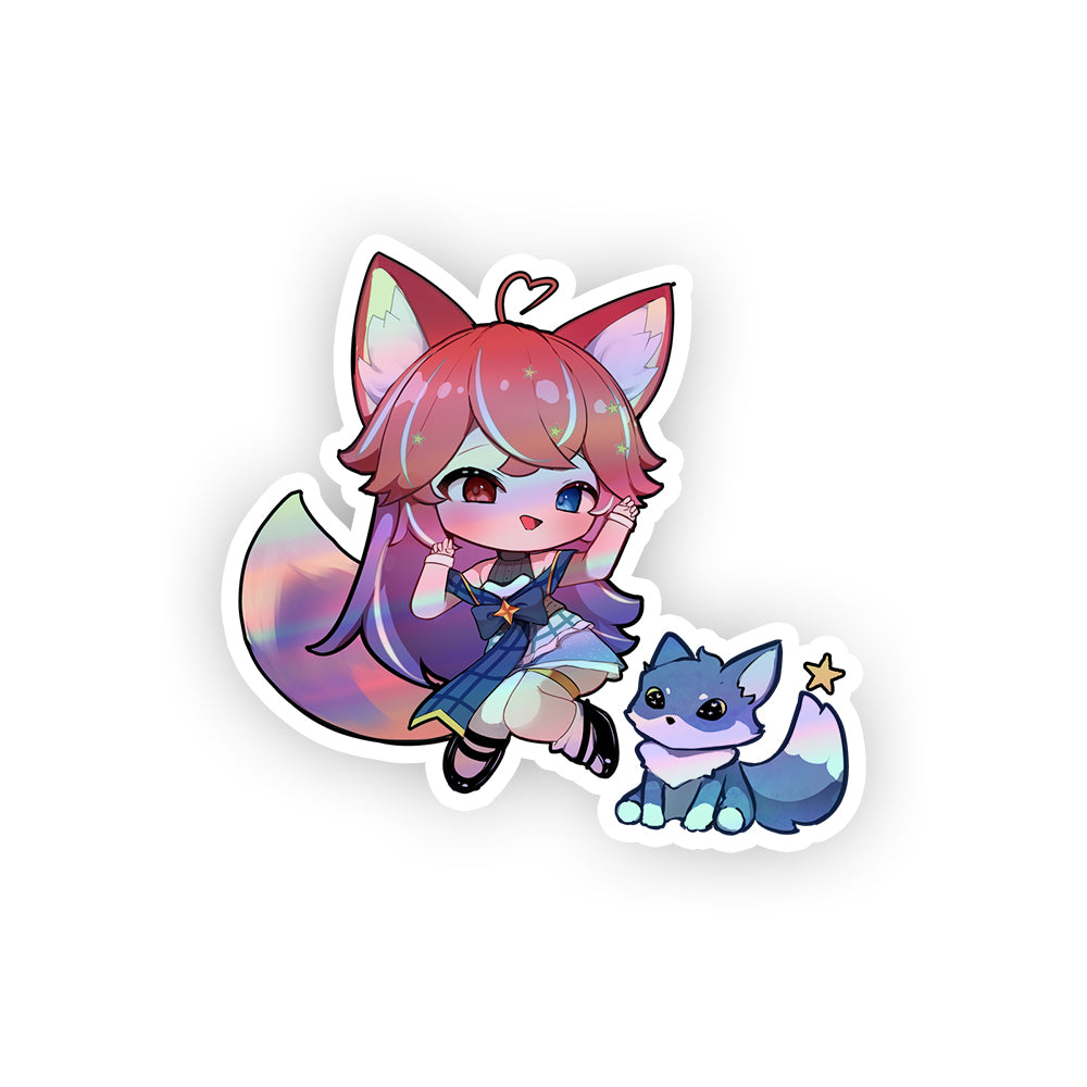 Kiichan Companion Holographic Sticker