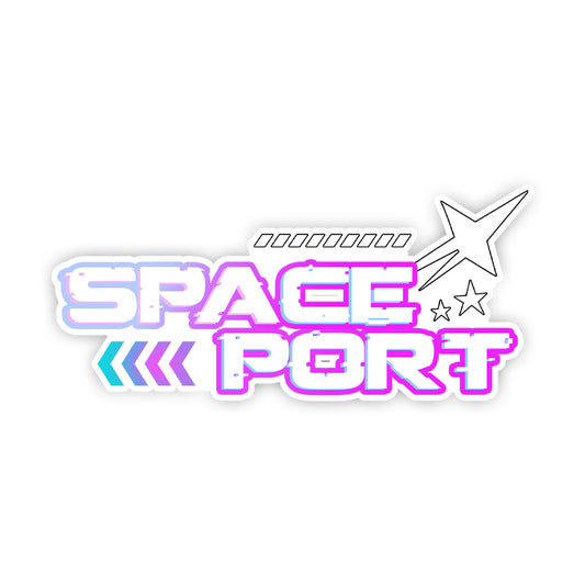 PixcatOS Spaceport Sticker V.2