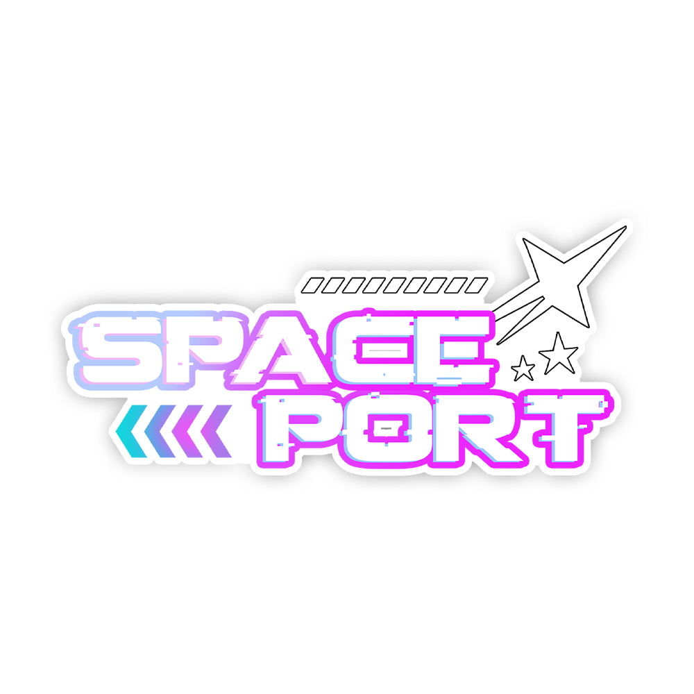 PixcatOS Spaceport Sticker V.2