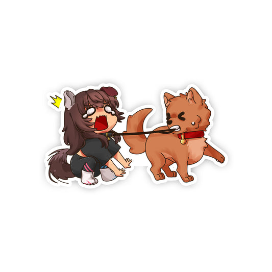 chocojax No Walk Sticker