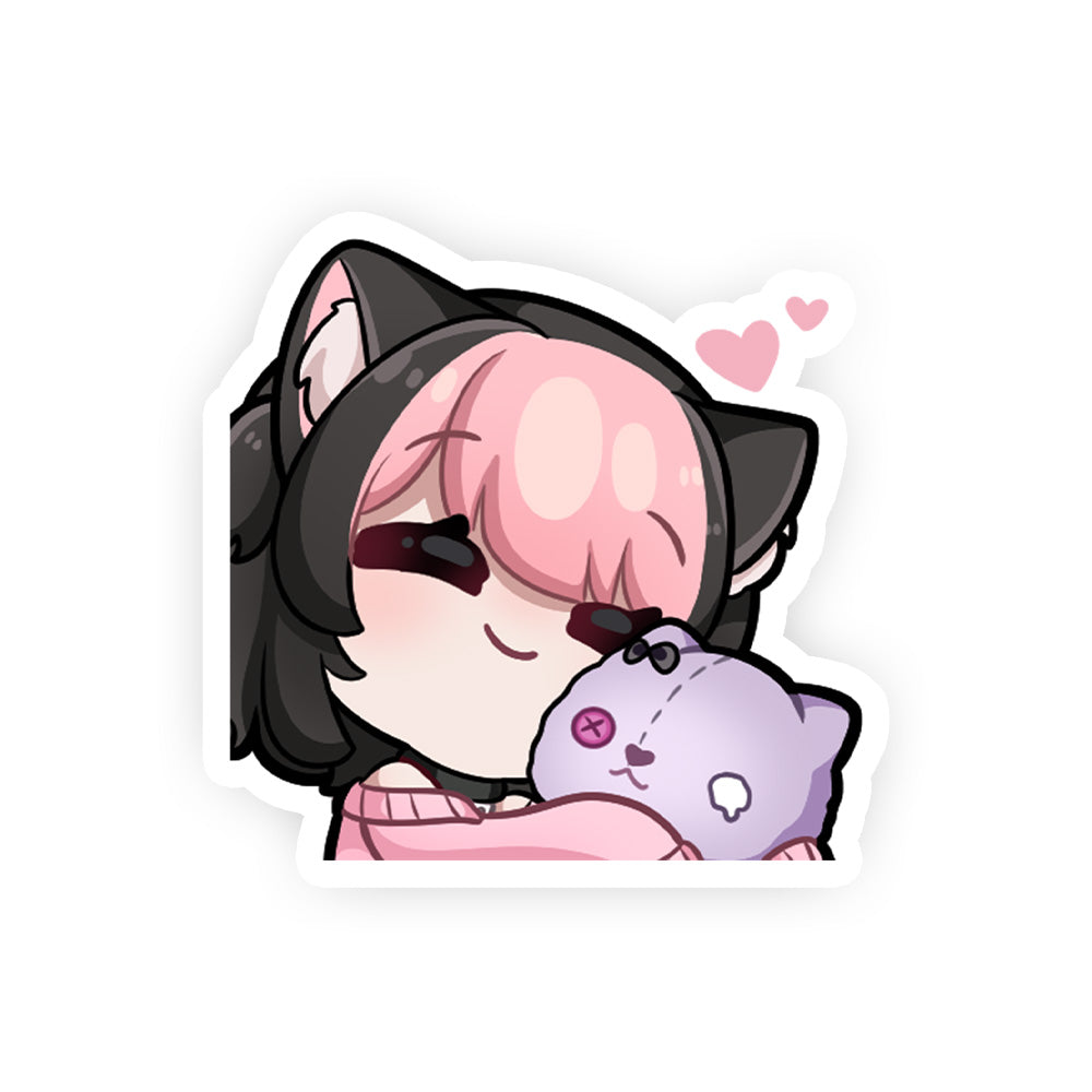 Strawb Cuddles Sticker