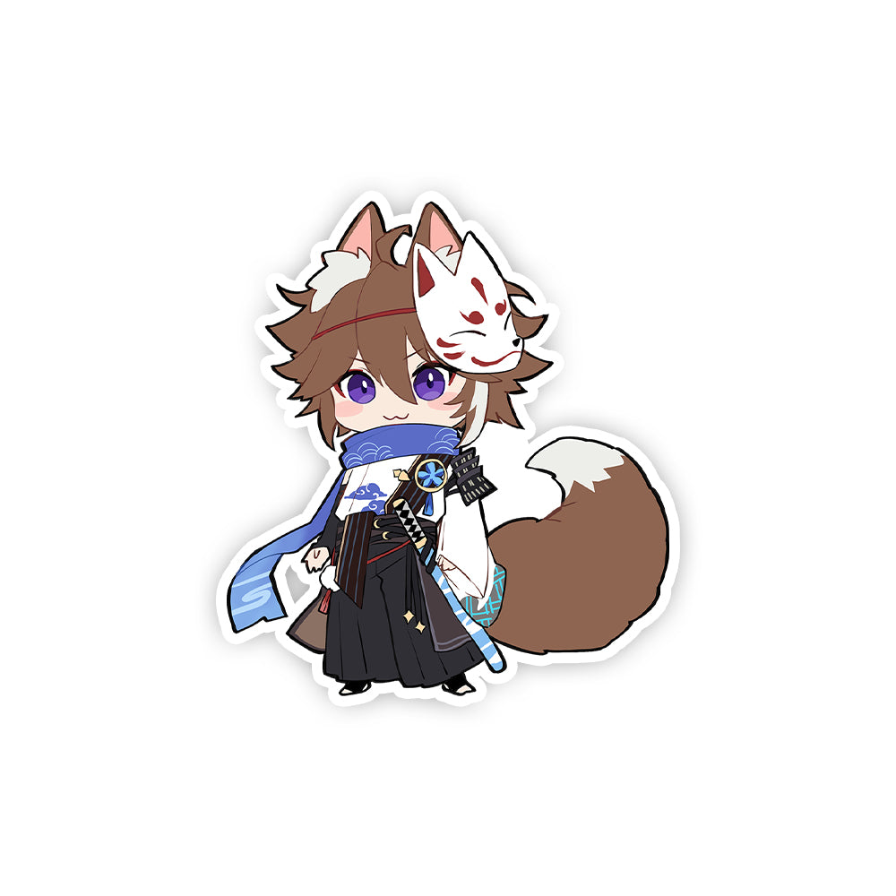 Kumotsune Chibi Kumo Sticker
