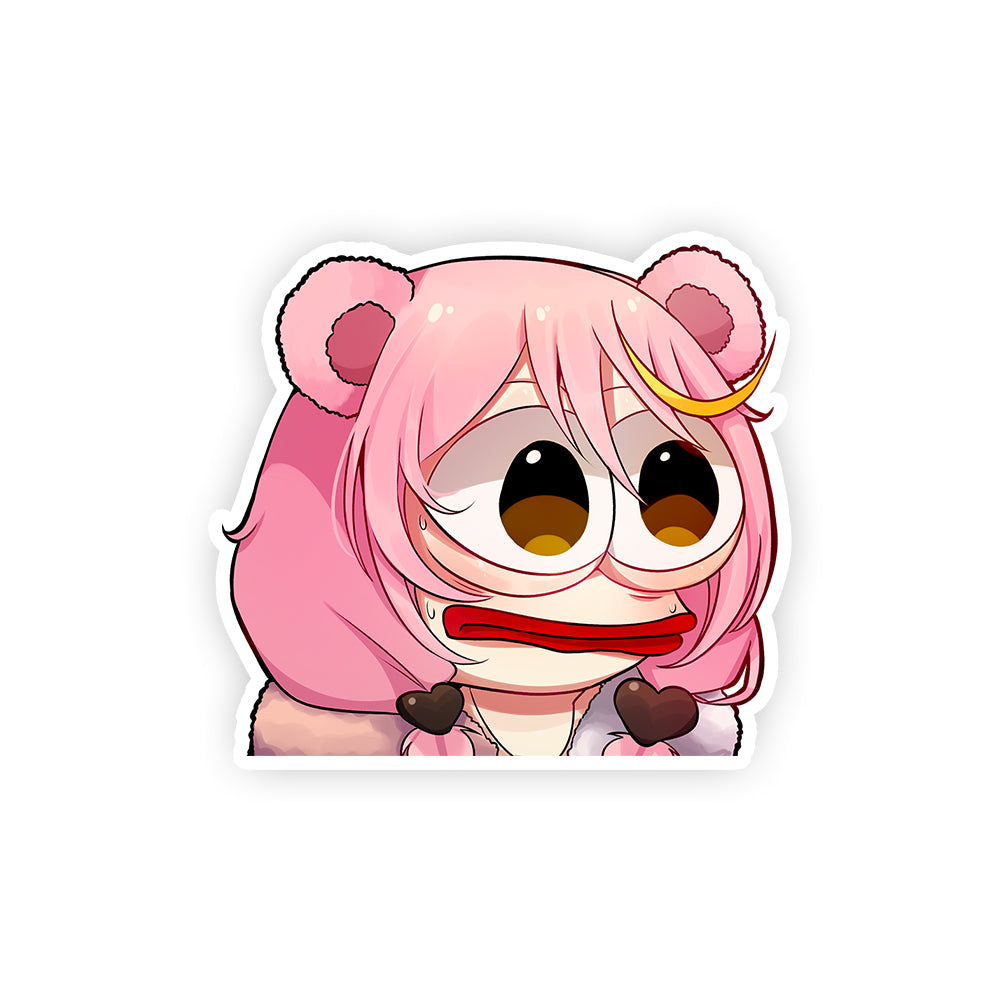 maddiekuma Shocked Sticker