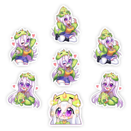 Rawrrina Chibi Sticker Pack