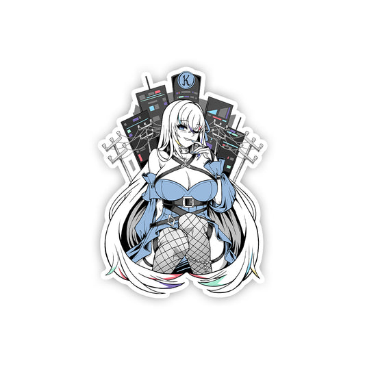 Kattarina Qutie City Lights Sticker