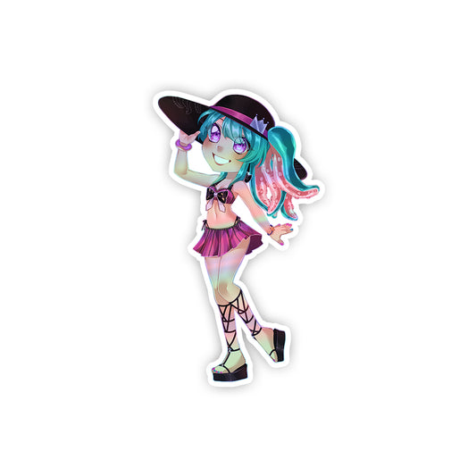 Cali_Calypso Beach Holographic Sticker