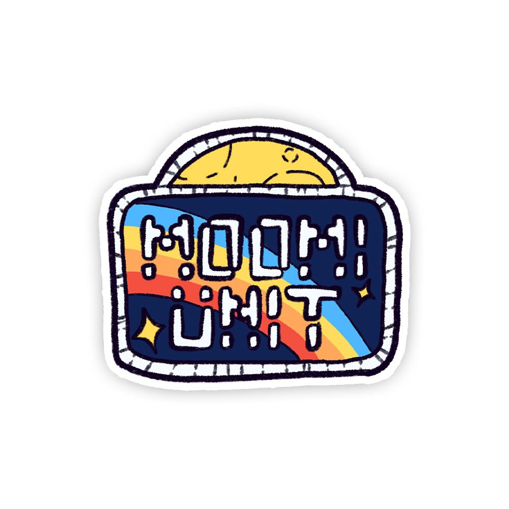 AeriGoMoo Moon Unit Sticker