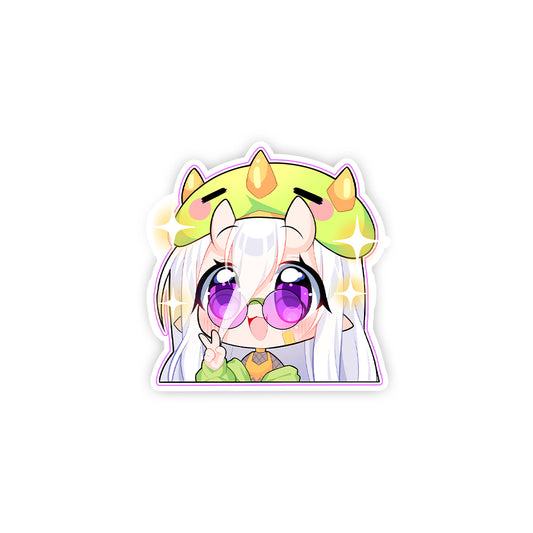 Rawrrina Sparkle (Glasses) Sticker