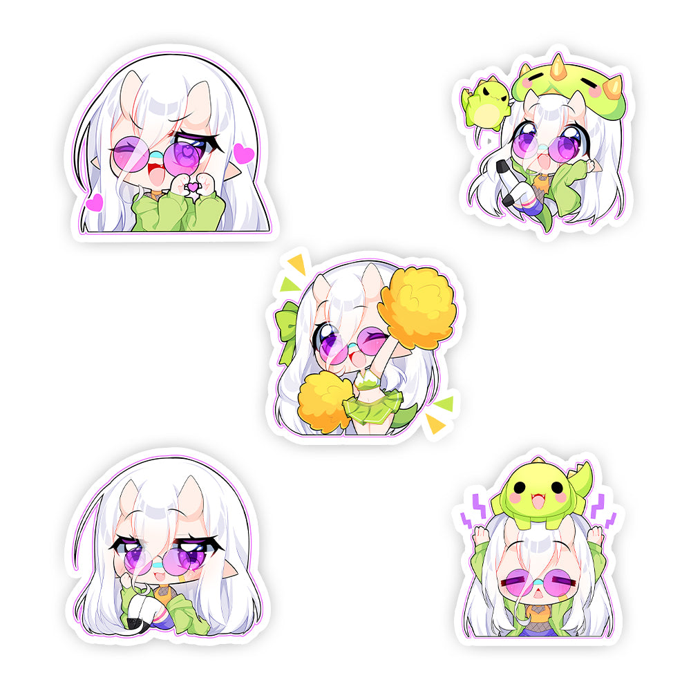 Rawrrina Chibi V2 Sticker Pack