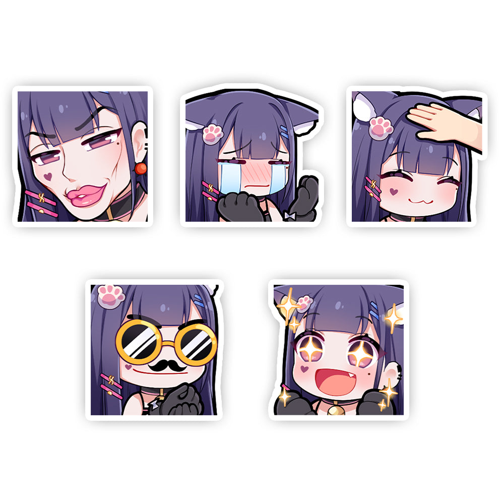 Numi Emote Sticker Pack