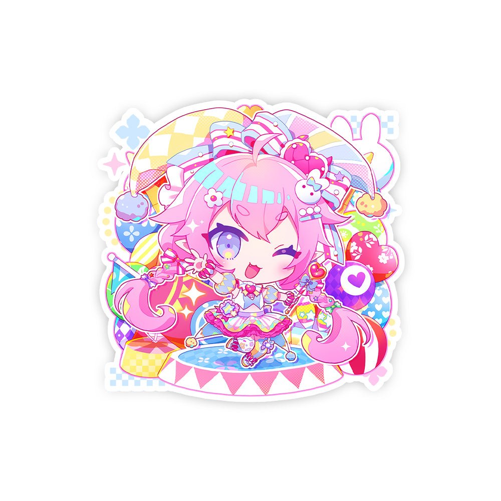 Chibidoki Jester Sticker