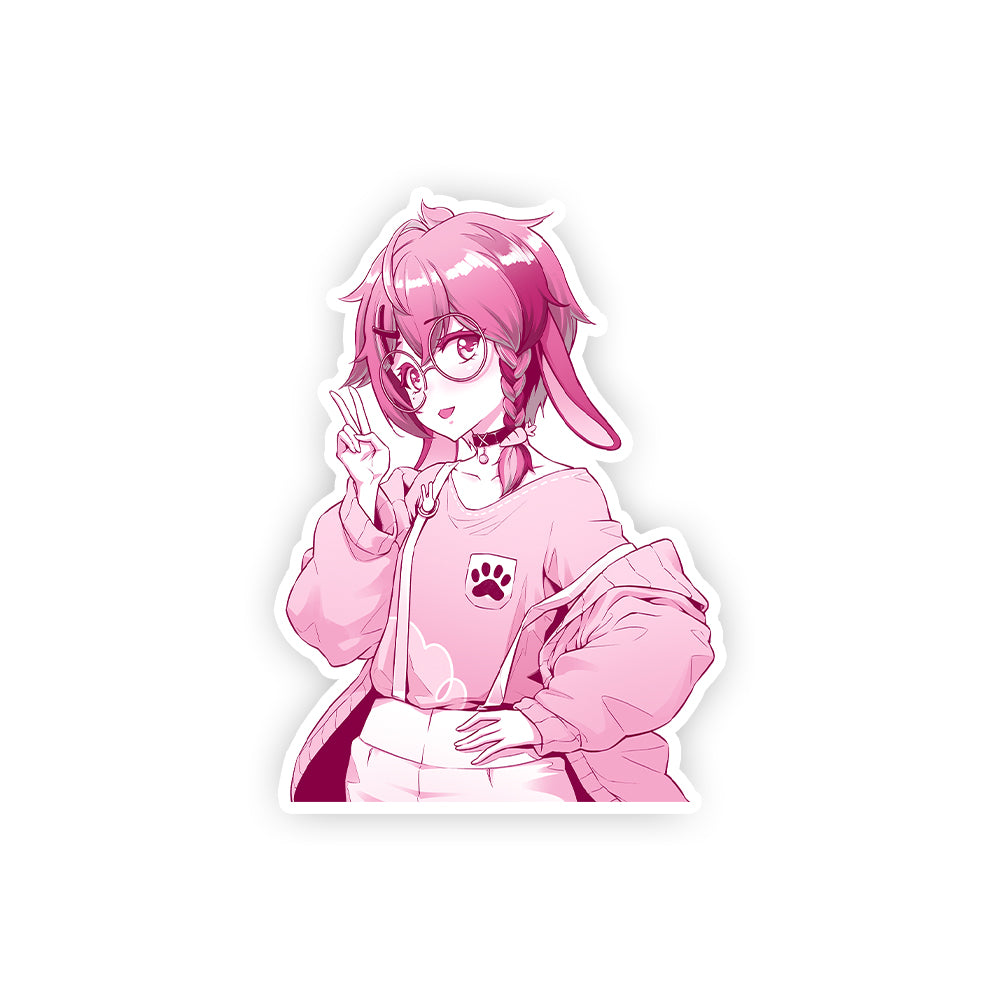 VTuberOkuno Boing Boing Sticker