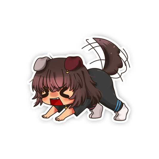 chocojax Not Dog Bark Sticker