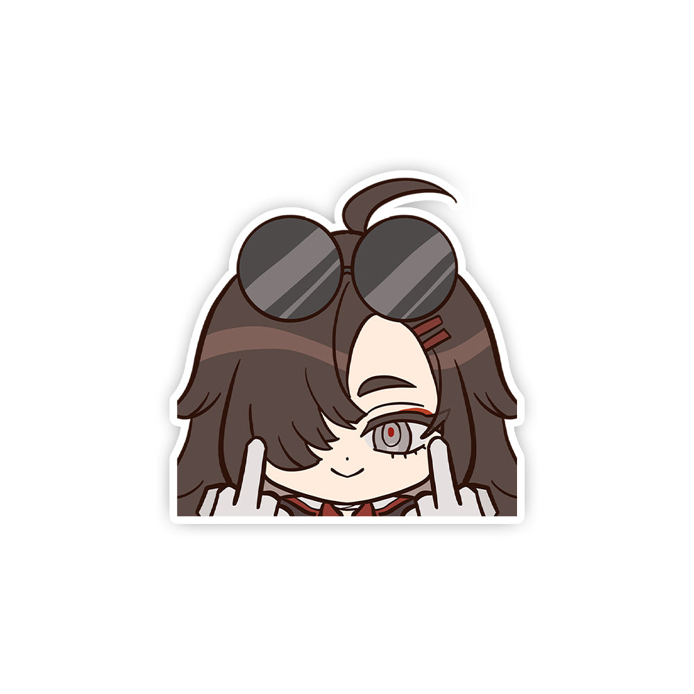 Meatokki Peeker Sticker