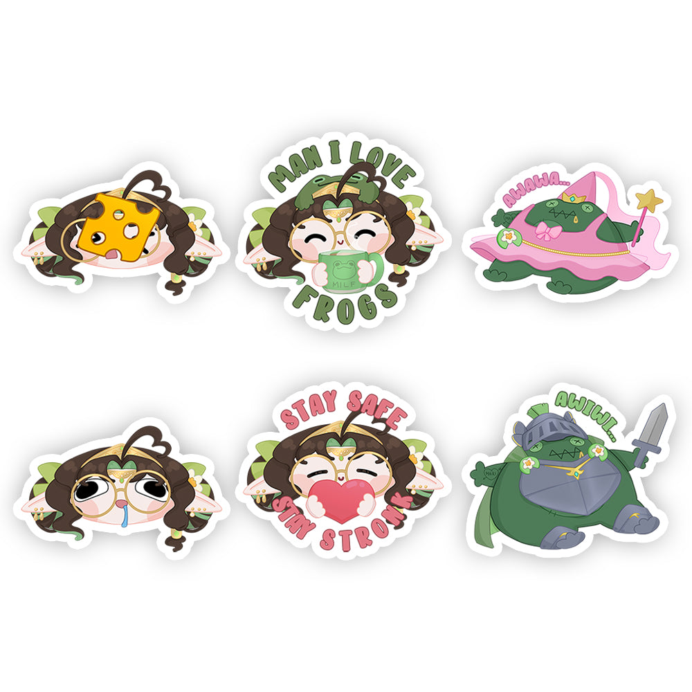 FroggyMariVT Sticker Pack