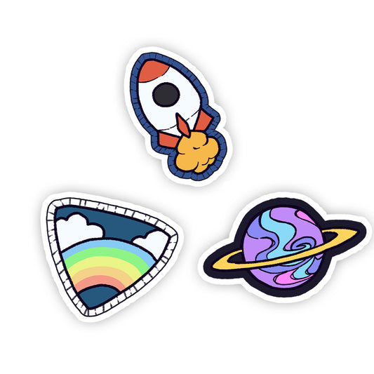 AeriGoMoo Space Sticker Pack