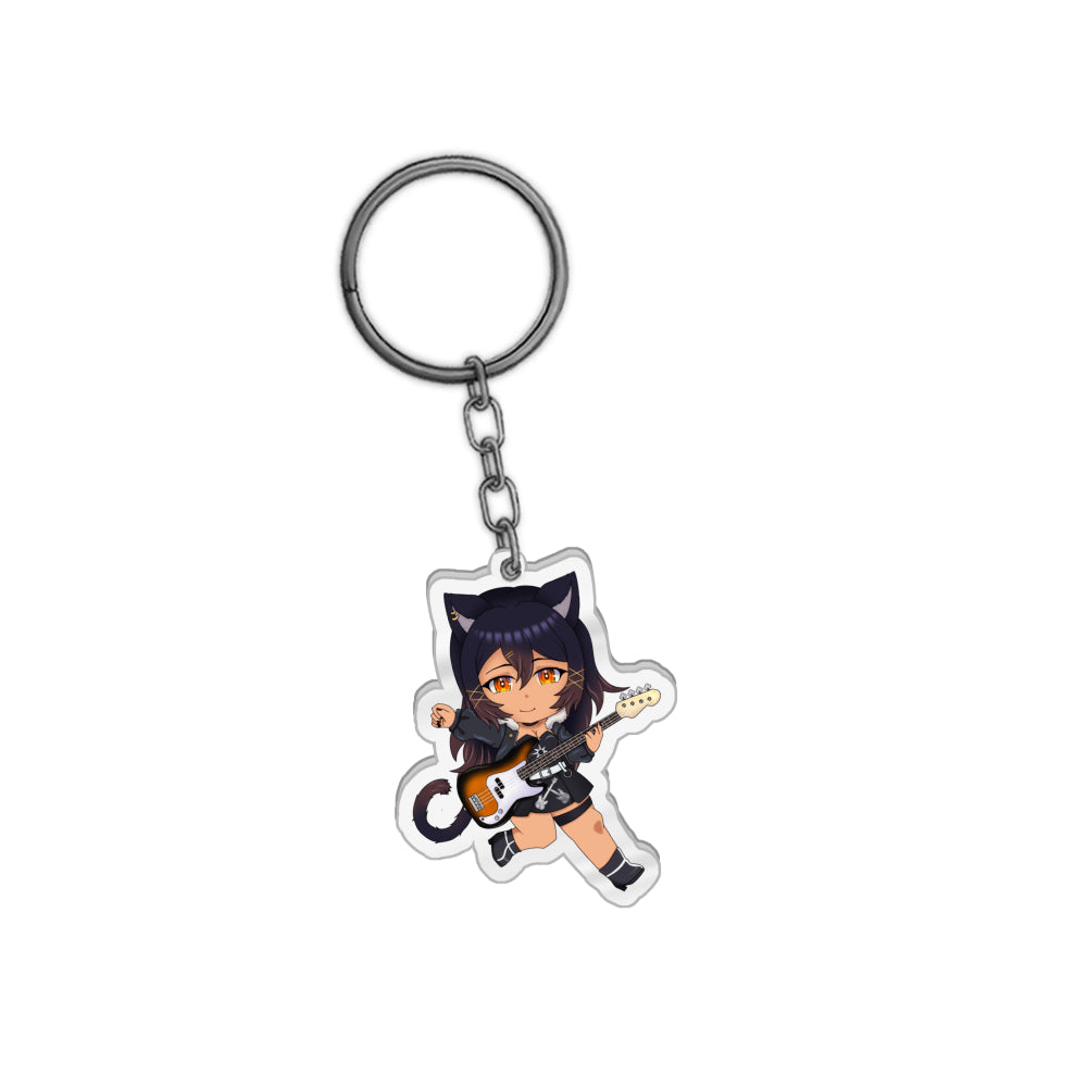 SulkyCats "Chibi Strum" Keychain